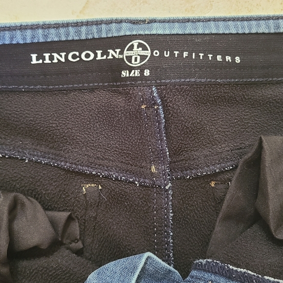 Lincoln Outfitters Fleece Lined Winter Denim Bootcut Size 8 Mid Rise Jeans - Picture 6 of 10